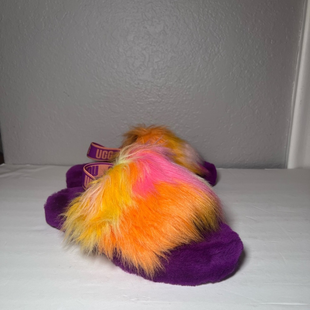Ugg Fluff Yeah Slide Sandals Berrylicious Tie Dye Holiday Present